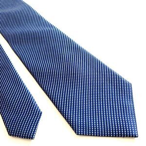 Calvin Klein Blue Green‎ Woven Check Silk Tie